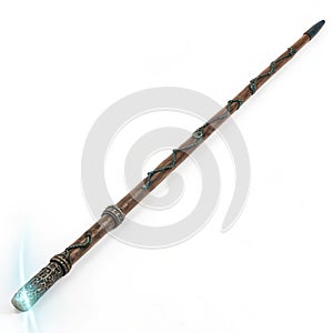 Magic stick isolated on transparent background