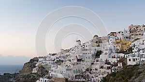 Magic Sunset on Santorini Island, Greece