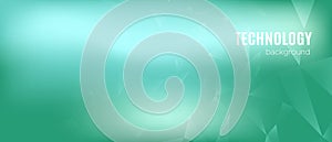 Magic Technology Business. Big Data 3d. Green