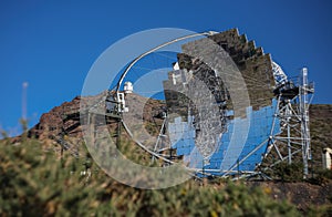 Tsherenkov Telescope at the Roque de los Muchachos Observatory, Canary Islands photo