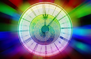 Magic time clock photo