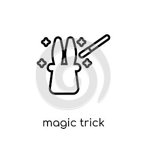 Magic trick icon from Circus collection.