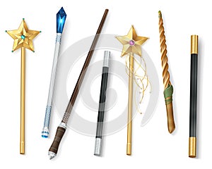 Magic Wand Realistic Set