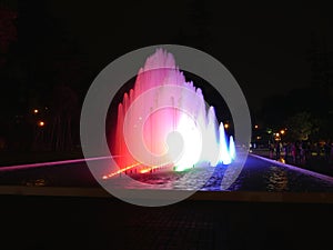 Magic Water Circuit and night illumination