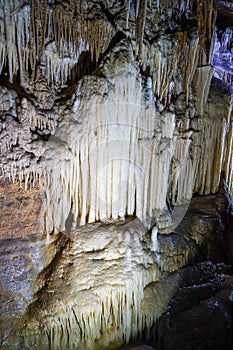 Magic Xueyu stalactites Cave Fengdu, Chongqing, China