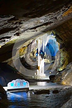 Magic Xueyu stalactites Cave Fengdu, Chongqing, China