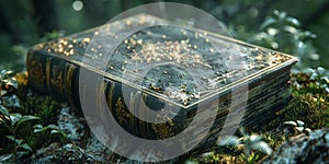 A magical book containing the secrets of ancient healing techniques