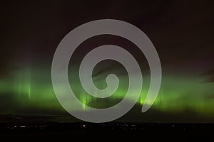 A magical display of the northern lights from central Scotland
