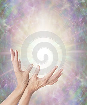 Magical Energy Healing Hands Sensing star light