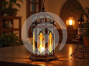 Magical Glow of a Traditional Lantern