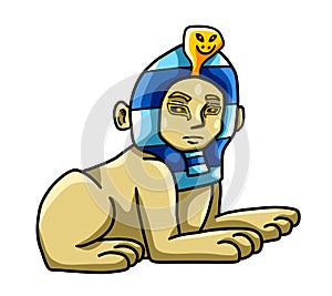 Magical Illustration of The Sphinx