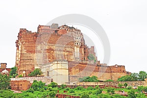 Magical Mehrangarh Fort, Jodhpur, Rajasthan,india photo