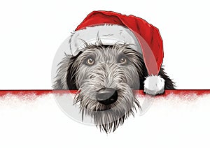 Magical Mutts: A Festive Banner Featuring Talented Canines in Sa