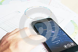 The magical mysterious atmosphere of the working environment of the predictor of the future