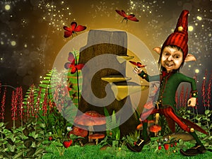 Magical night and dwarf