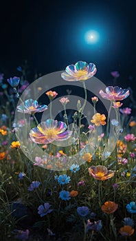 Magical night flowers