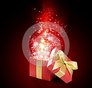 Magical red gift