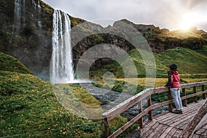 Magical Seljalandsfoss Waterfall in Iceland
