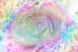 Magical Spiritual Woodland Scene