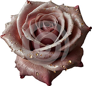 Magical Stardust Rose of enchantment, Stardust Rose clipart for decoration. photo