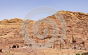 The magical village of Petra in the desert