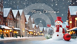 Magical winter world: Merry Christmas and a Happy New Year