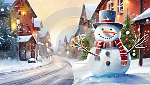 Magical winter world: Merry Christmas and a Happy New Year