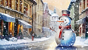 Magical winter world: Merry Christmas and a Happy New Year