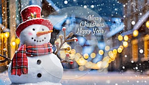 Magical winter world: Merry Christmas and a Happy New Year