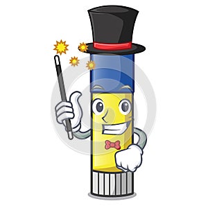 Magician cute cartoon on the glue stick