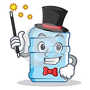 Magician gallon character cartoon style