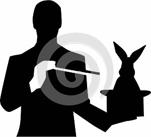 Magician with Rabbit Hat