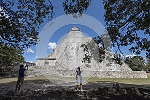 The Magician`s Pyramid Uxmal -Yucatan -Mexico 305