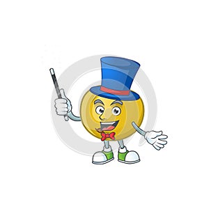 Magician sweet araza in cartoon mascot style photo