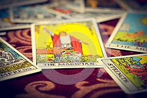 The Magician Tarot Card Macro