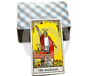 The Magician Tarot Card Power Intelect Magic Control photo