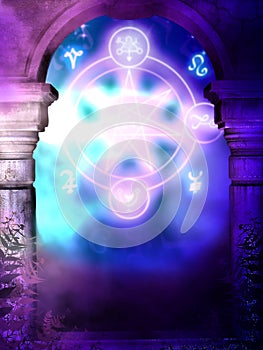 Magickal Night Background