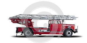 Magirus-Deutz classic fire truck isolated