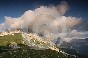 Maglic mountain the highest summit in Bosnia and Herzegovina