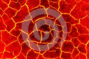 Magma Background, The red crack abstract for background