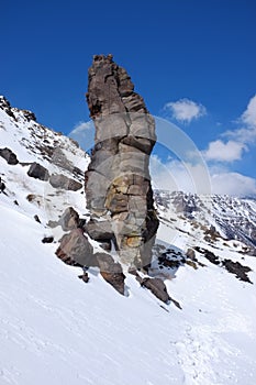 Magmatic In Snowy Etna Park, Sicily photo