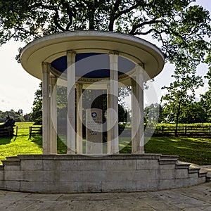 Magna Carta Memorial - symbol of Freedom Under Law - Runnymede, Surrey, UK