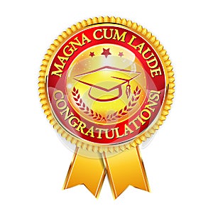 Magna Laude. Congratulations for graduation
