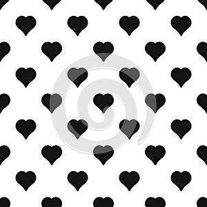 Magnanimous heart pattern seamless vector