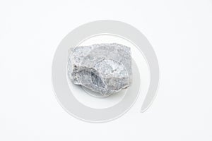 Magnesite mineral isolated over white