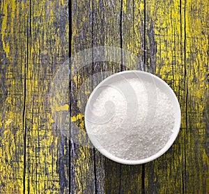 Magnesium chloride flakes, ionic mineral compound - Sea salt