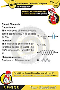 Physics, basic electric circuit experiment, open circuit and closed circuit concept, New generation question template