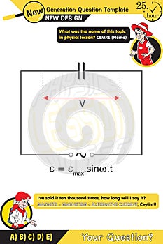 Physics, basic electric circuit experiment, open circuit and closed circuit concept, New generation question template