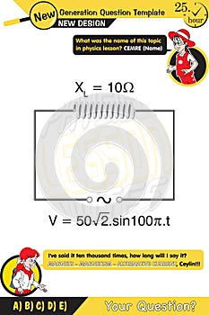 Physics, basic electric circuit experiment, open circuit and closed circuit concept, New generation question template
