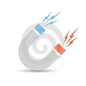 Magnet vector pictogram photo